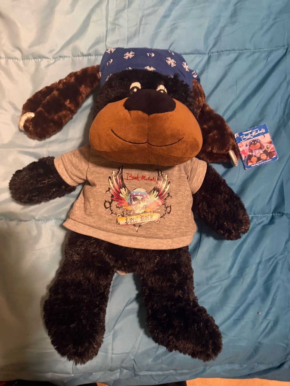 Brett Michaels Plush Pets Rock “Chance” Plush Dog NWT!